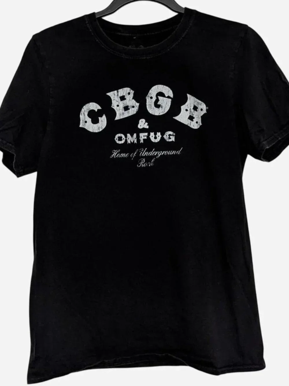Official CBGB & OMFUG Home of Underground Rock Graphic Tee - Size Small